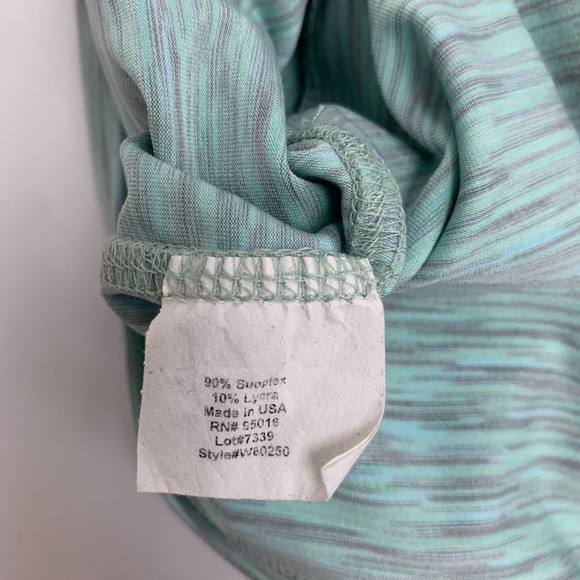 Straight Down Zip Up Jacket Womens S Small Sea Mist Pockets Collar Performance - Picture 8 of 12